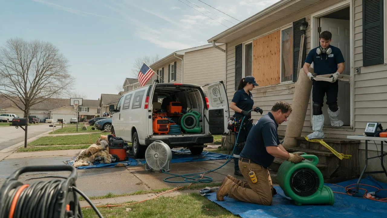 Water Damage Restoration in Fraser, MI near me